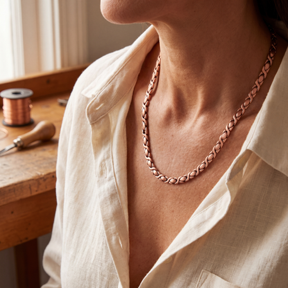 Cuvera Cedar Copper Necklace