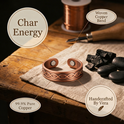 Cuvera Char Copper Ring