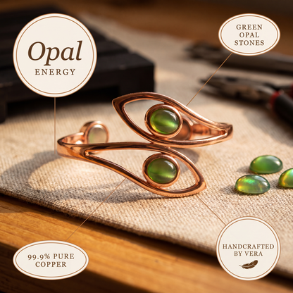 Cuvera Opal Copper Bracelet
