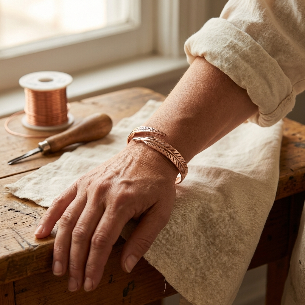 Cuvera Root Copper Bracelet