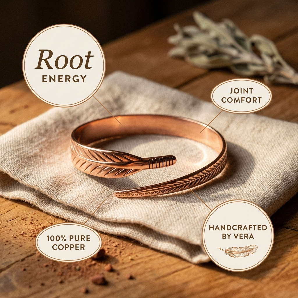 Cuvera Root Copper Bracelet