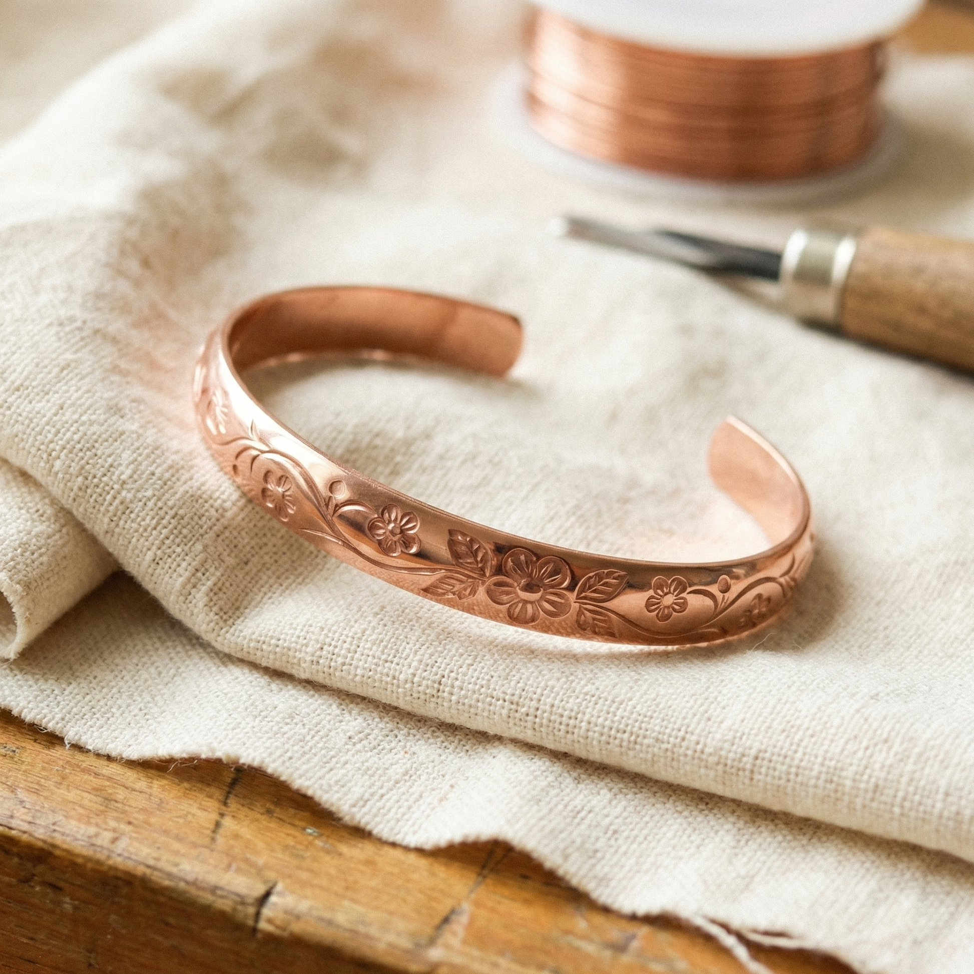 Cuvera Bloom Copper Bracelet