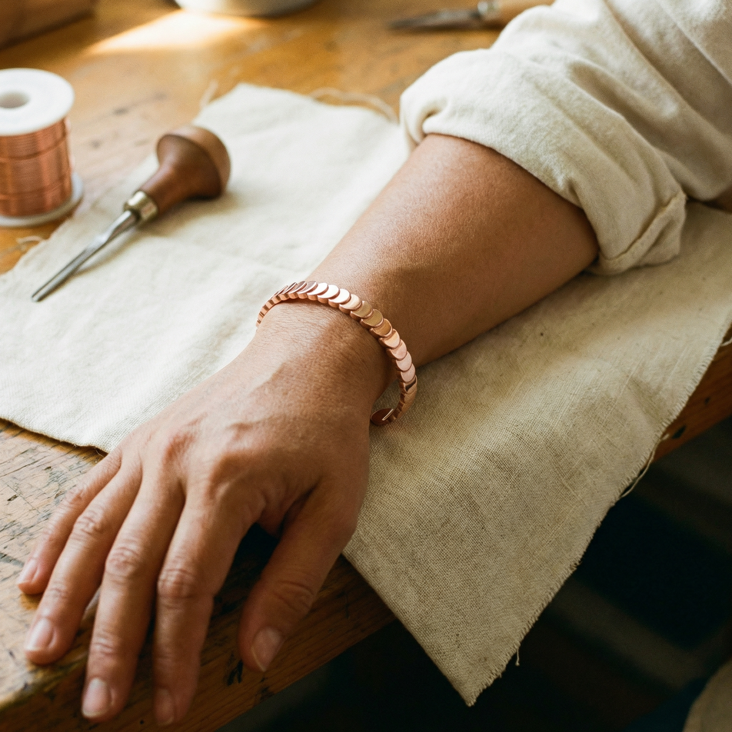 Cuvera Tide Copper Bracelet