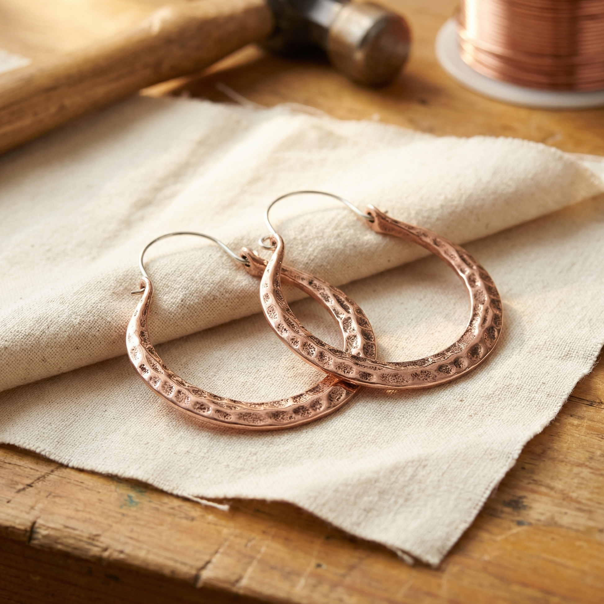 Cuvera Ember Copper Earrings