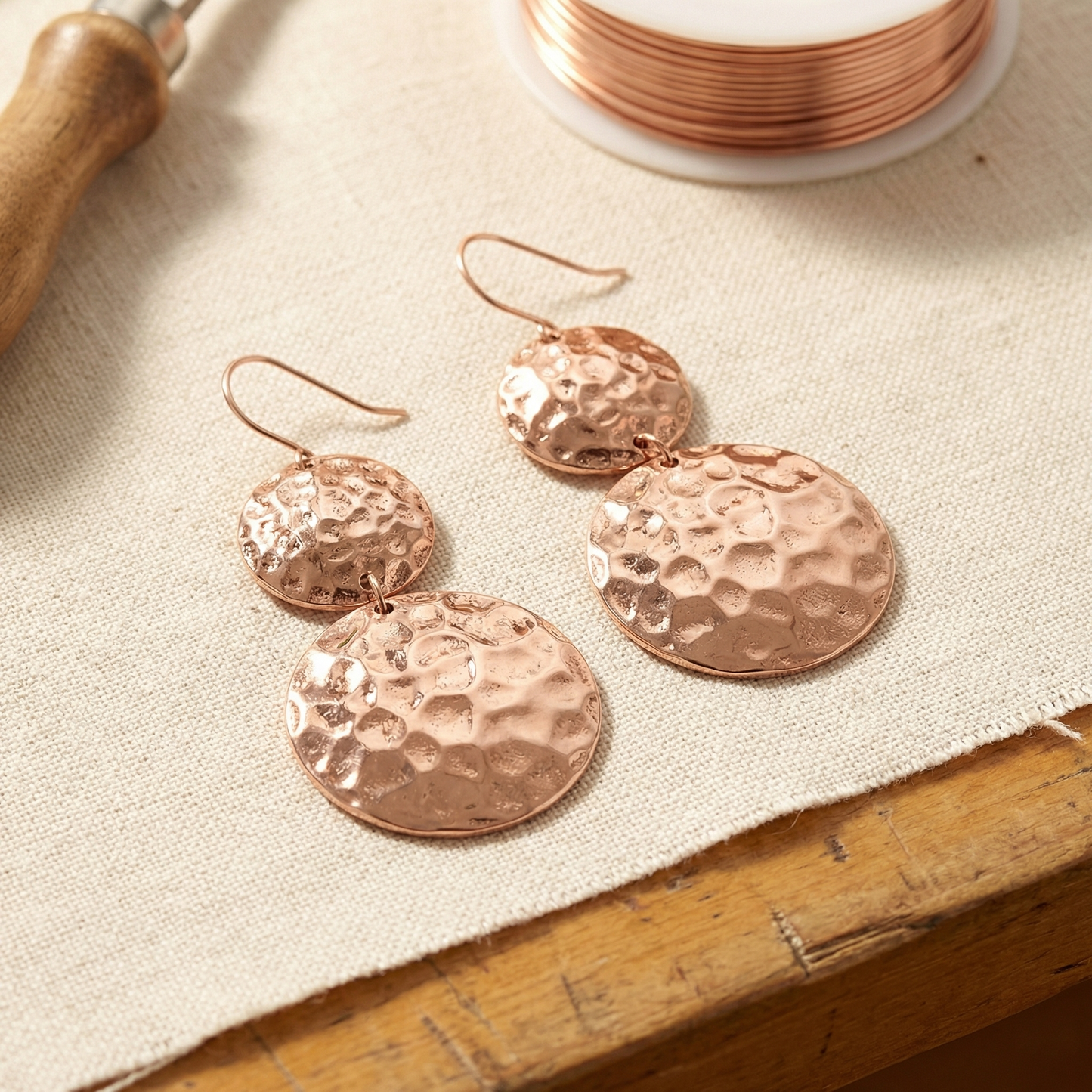 Cuvera Solstice Copper Earrings