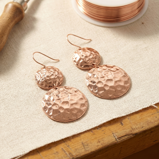 Cuvera Solstice Copper Earrings