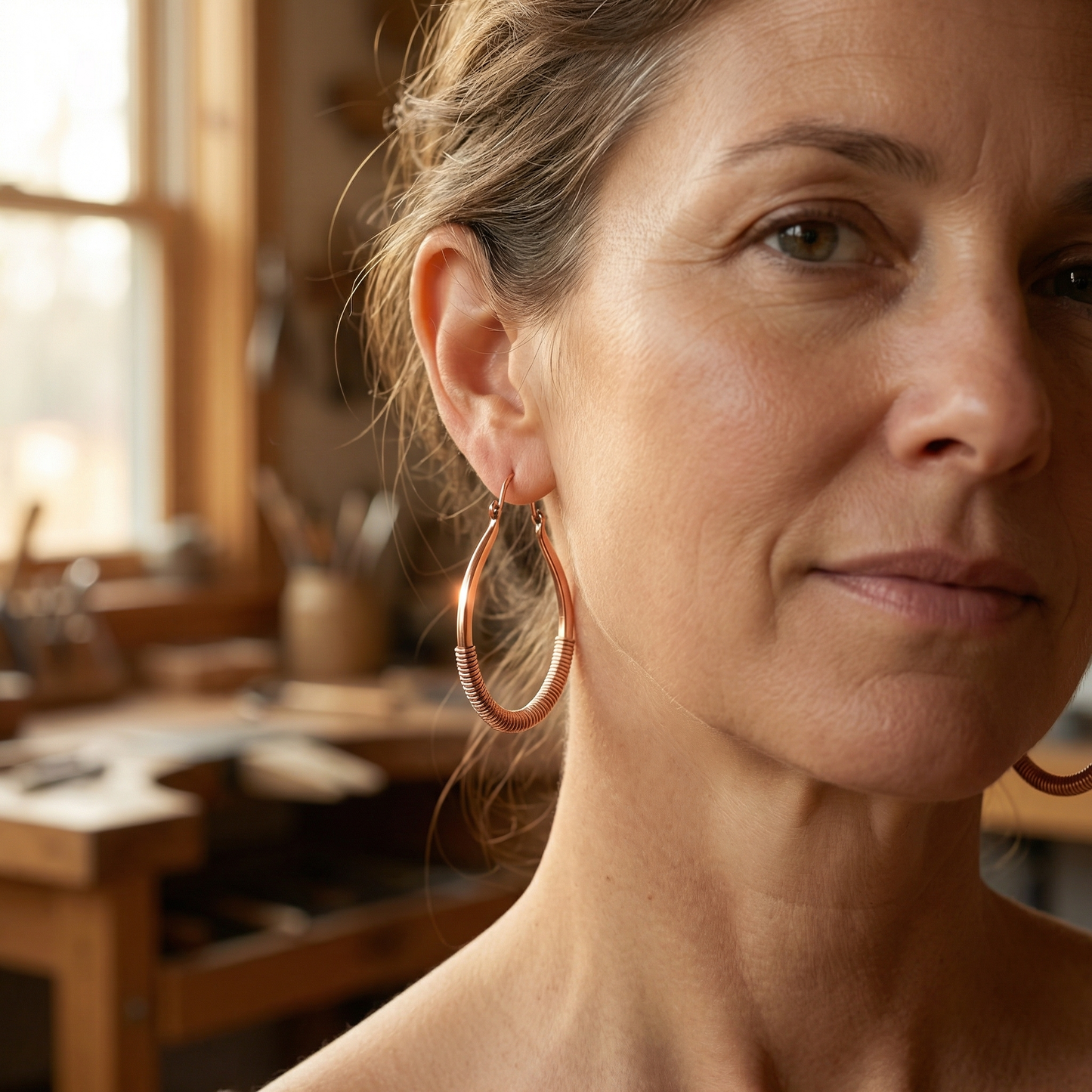Cuvera Creek Copper Earrings
