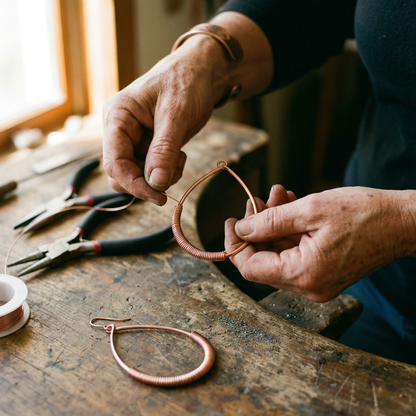 Cuvera Creek Copper Earrings
