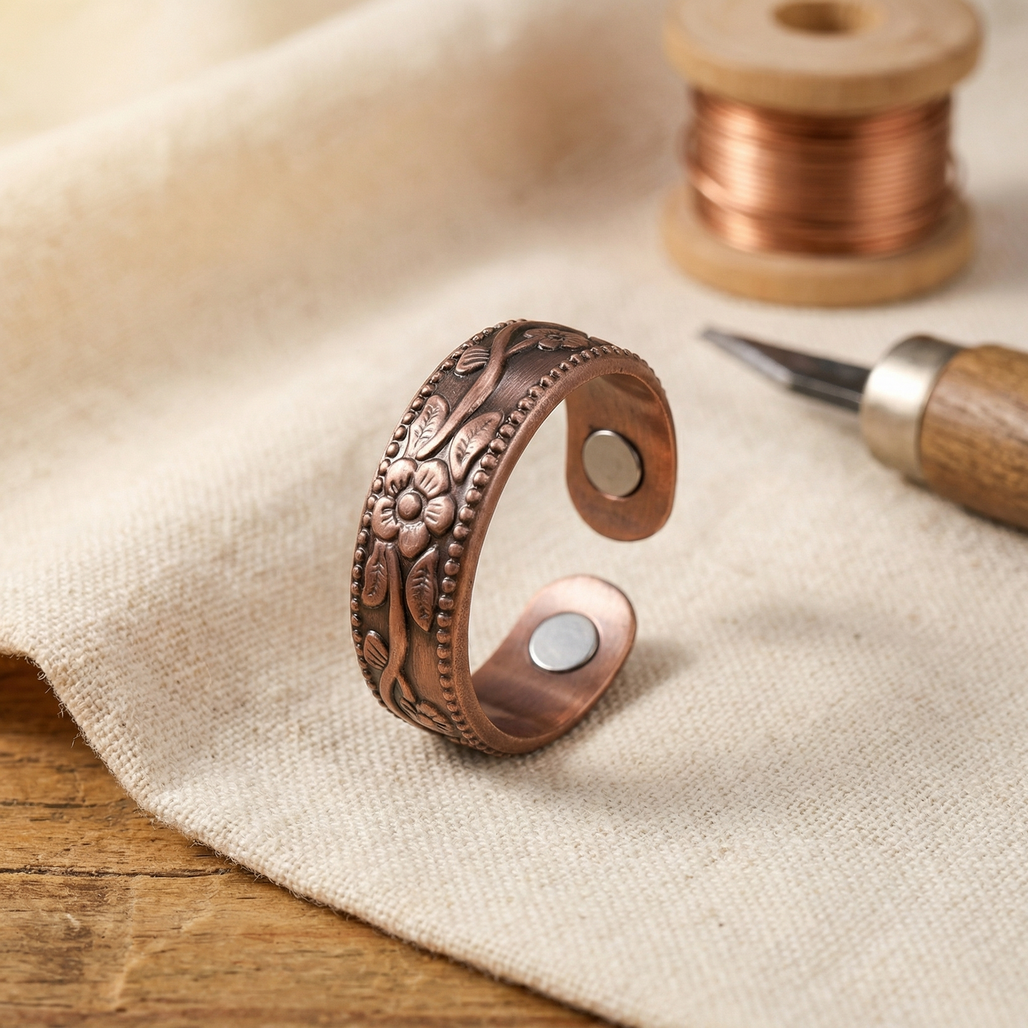 Cuvera Petal Copper Ring