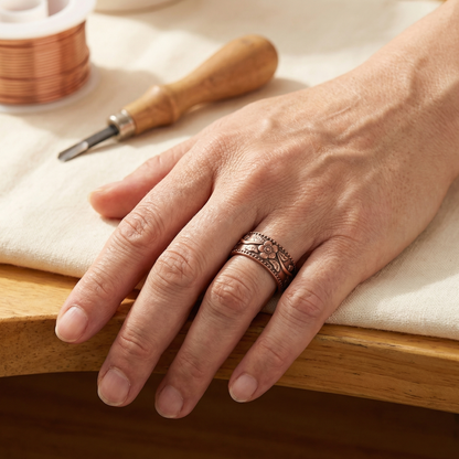 Cuvera Petal Copper Ring
