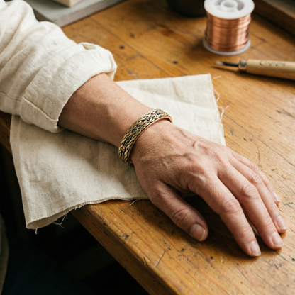 Cuvera Weave Copper Bracelet