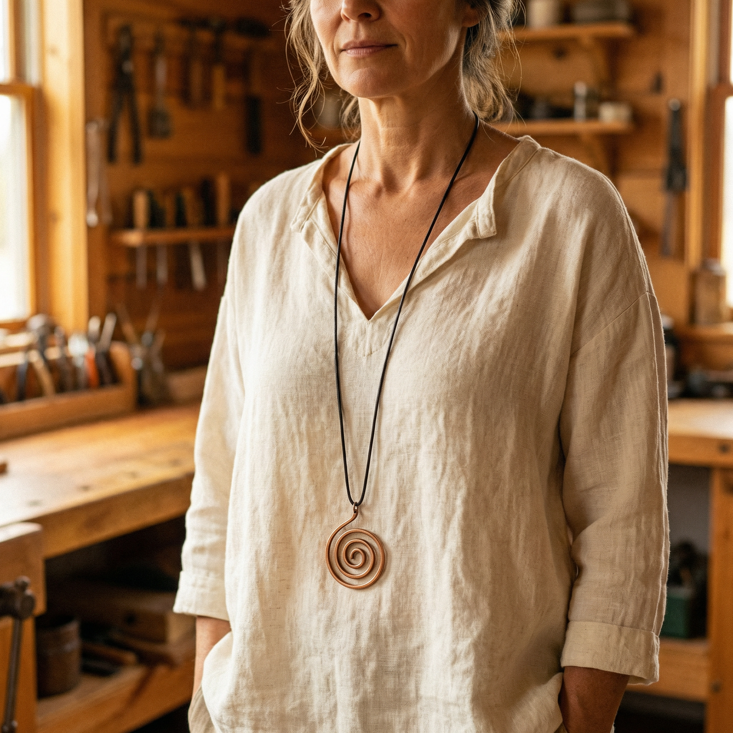 Cuvera Mesa Copper Necklace