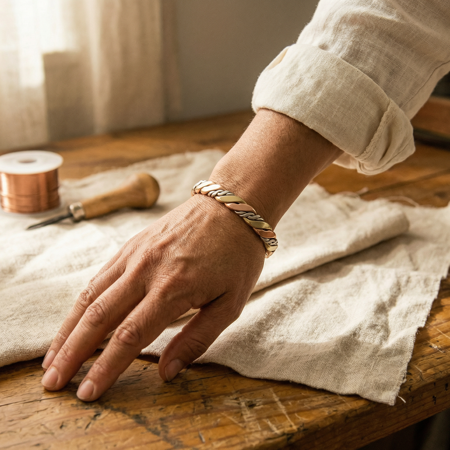Cuvera Stone Copper Bracelet
