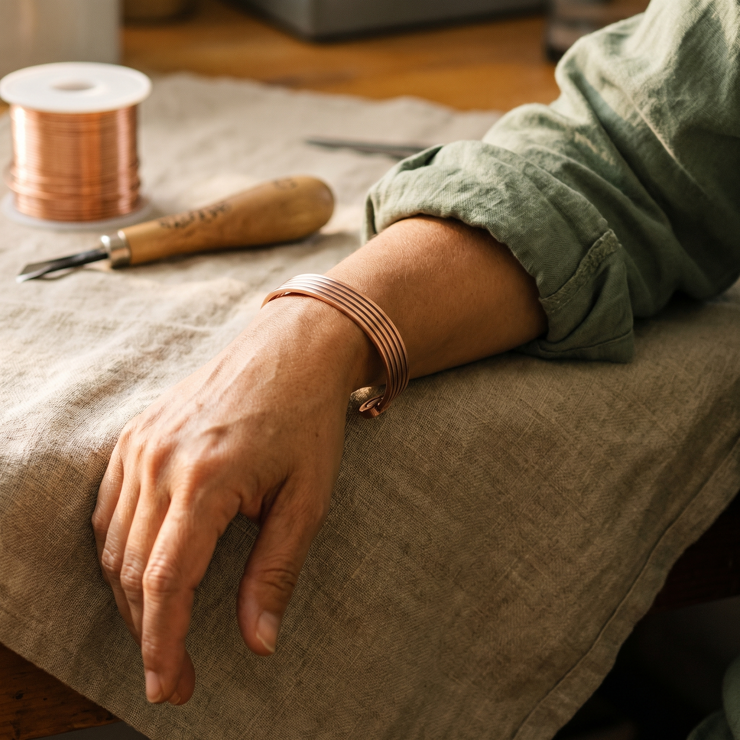 Cuvera Ridge Copper Bracelet