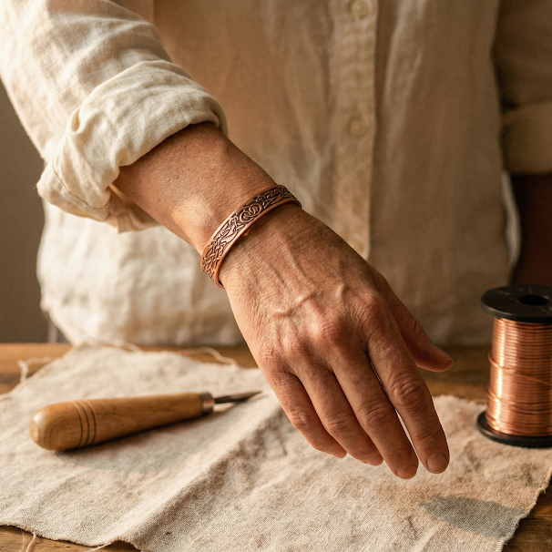 Cuvera Moss Copper Bracelet