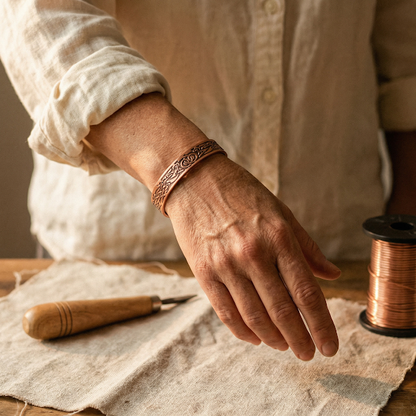 Cuvera Moss Copper Bracelet