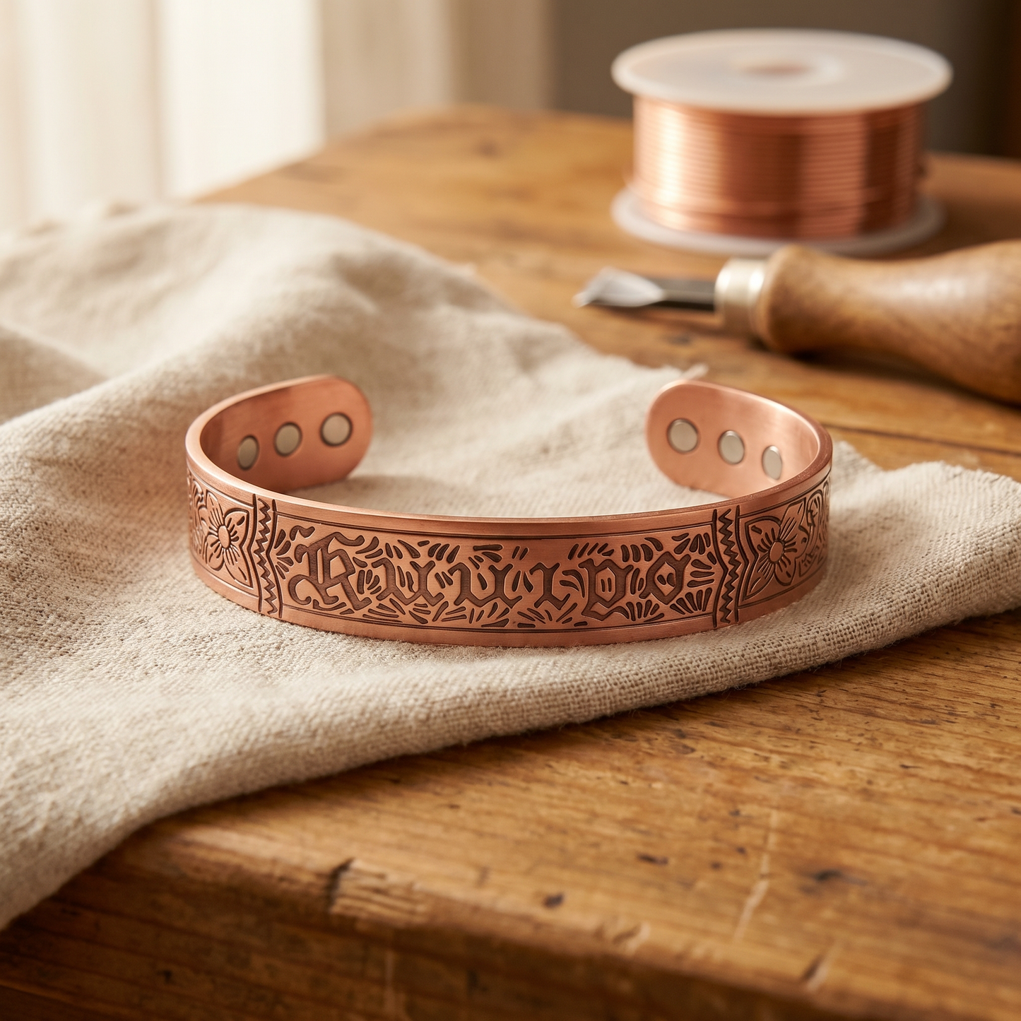 Cuvera Drift Copper Bracelet