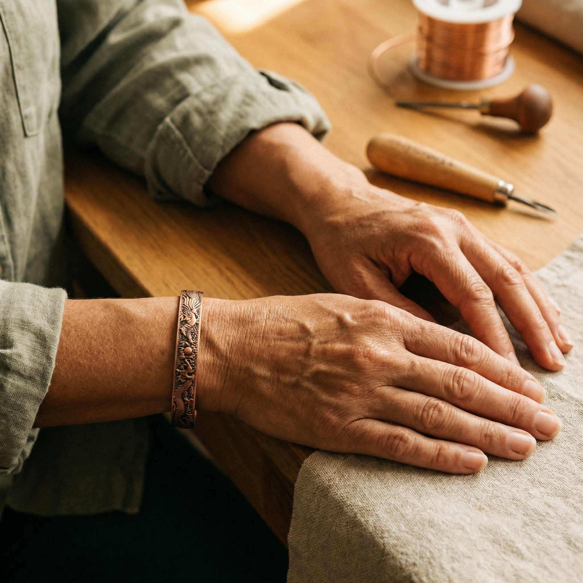 Cuvera Loam Copper Bracelet