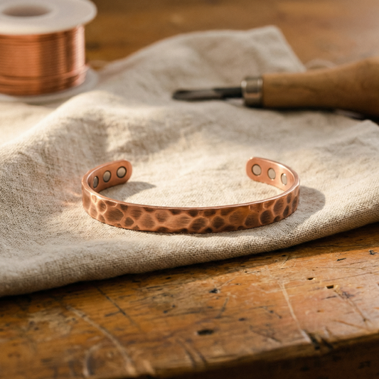 Cuvera Furrow Copper Bracelet