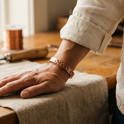 Cuvera Furrow Copper Bracelet