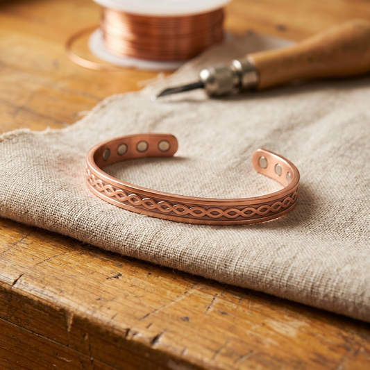 Cuvera Current Copper Bracelet