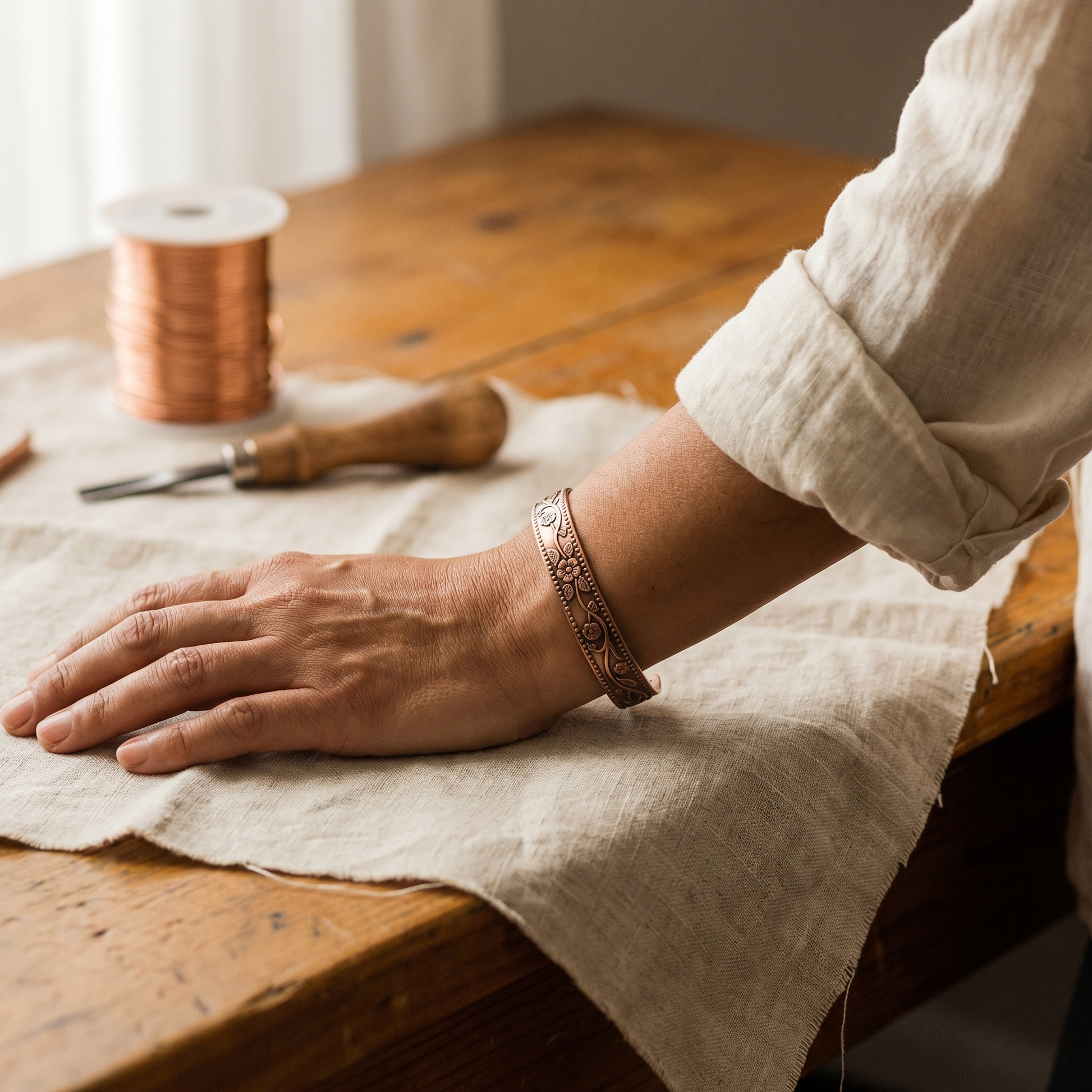 Cuvera Knell Copper Bracelet