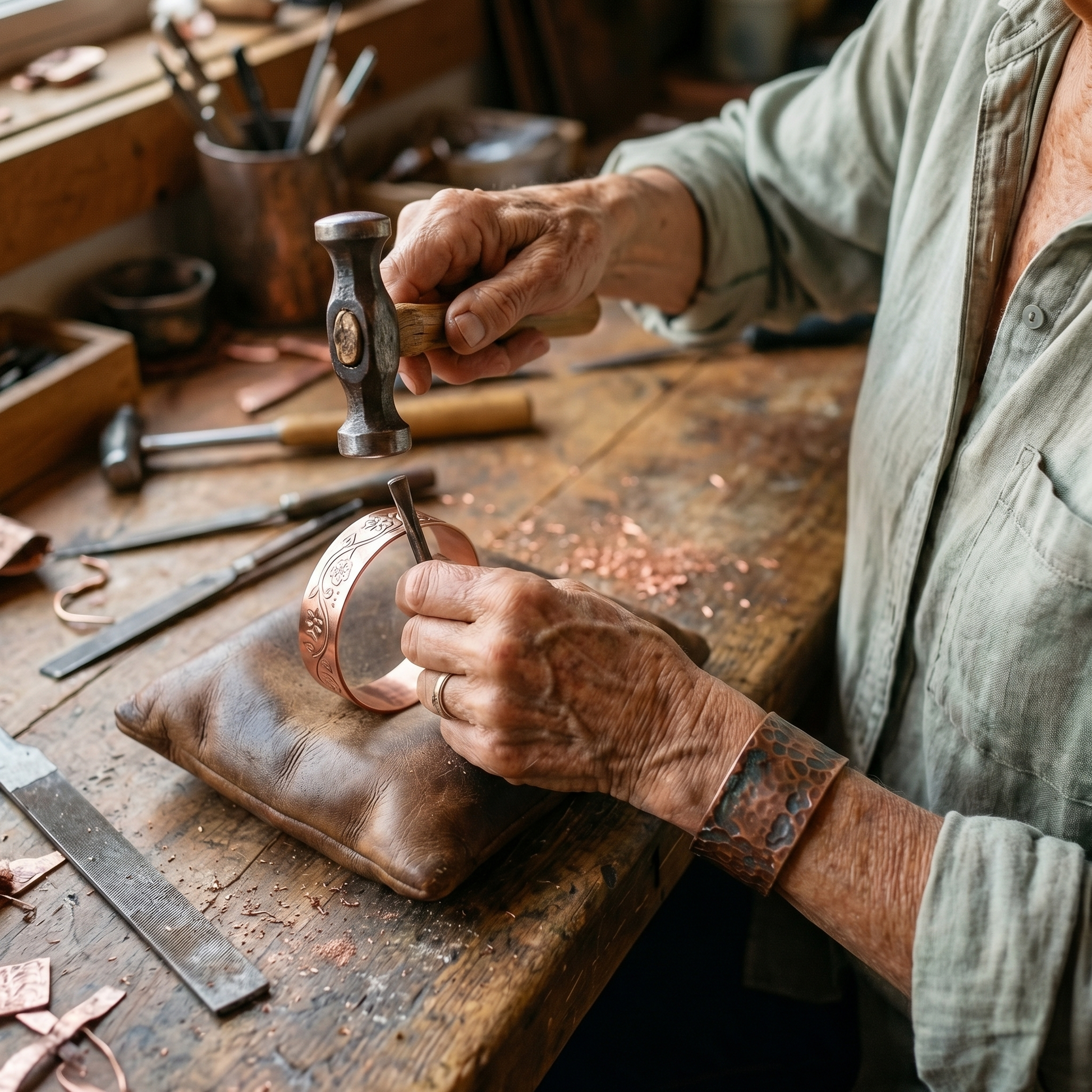 Cuvera Knell Copper Bracelet