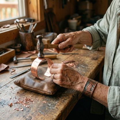 Cuvera Hearth Copper Ring