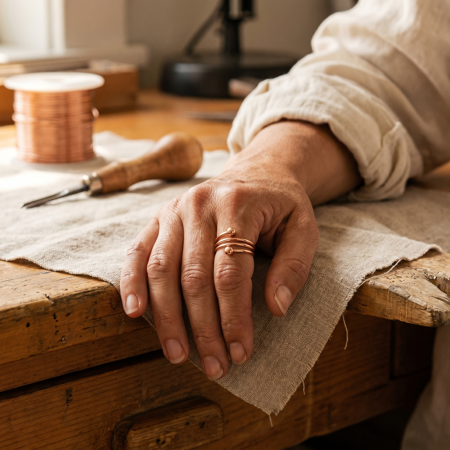 Cuvera Silt Copper Ring