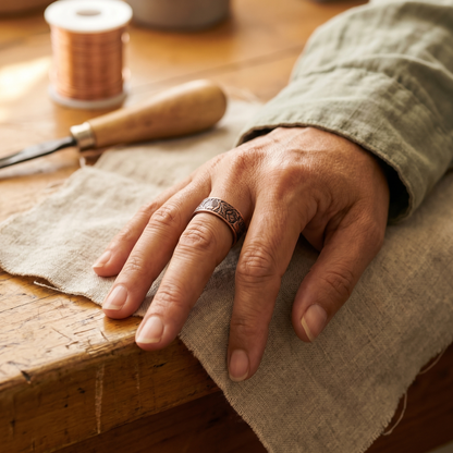 Cuvera Bole Copper Ring