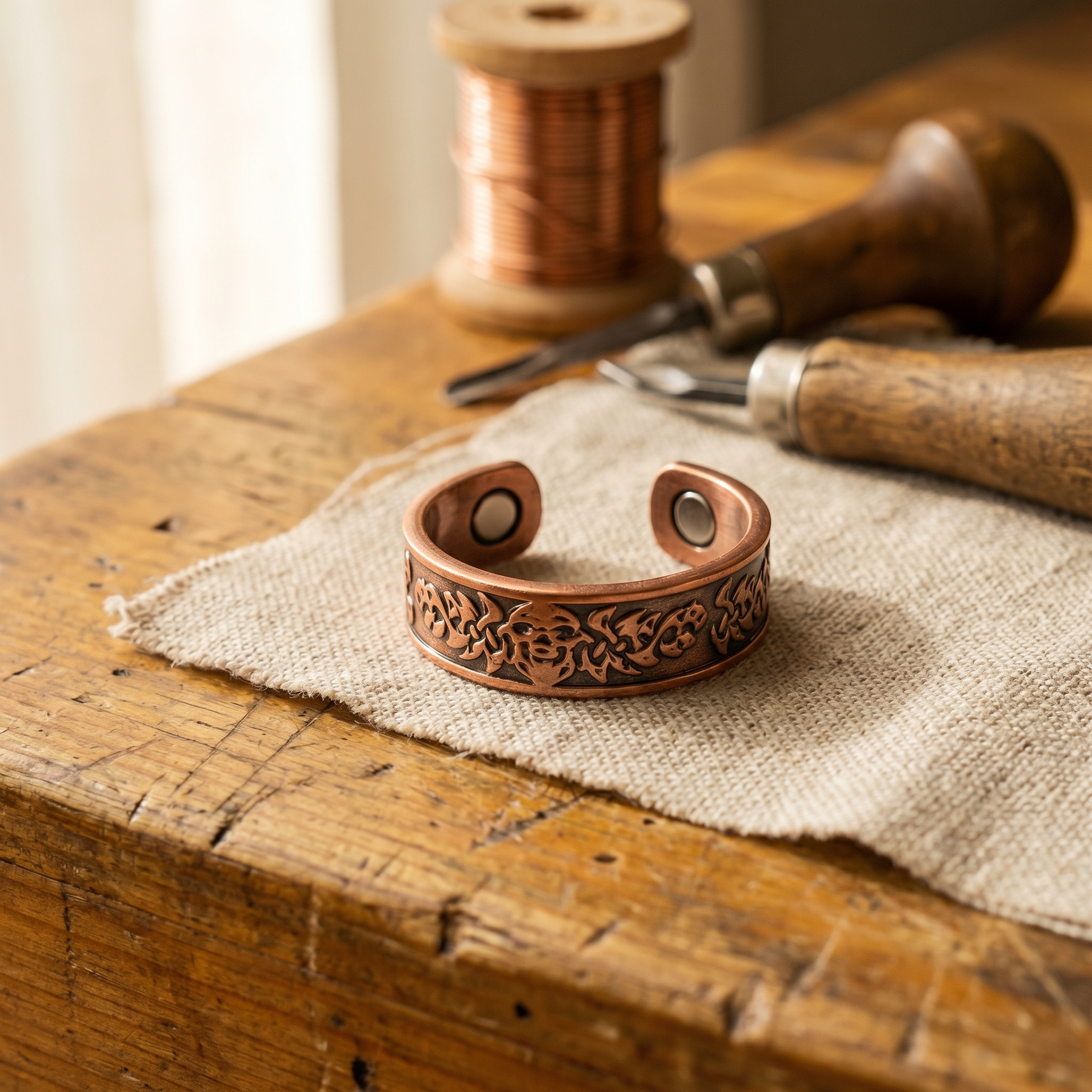 Cuvera Clag Copper Ring