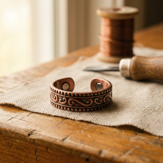Cuvera Fern Copper Ring