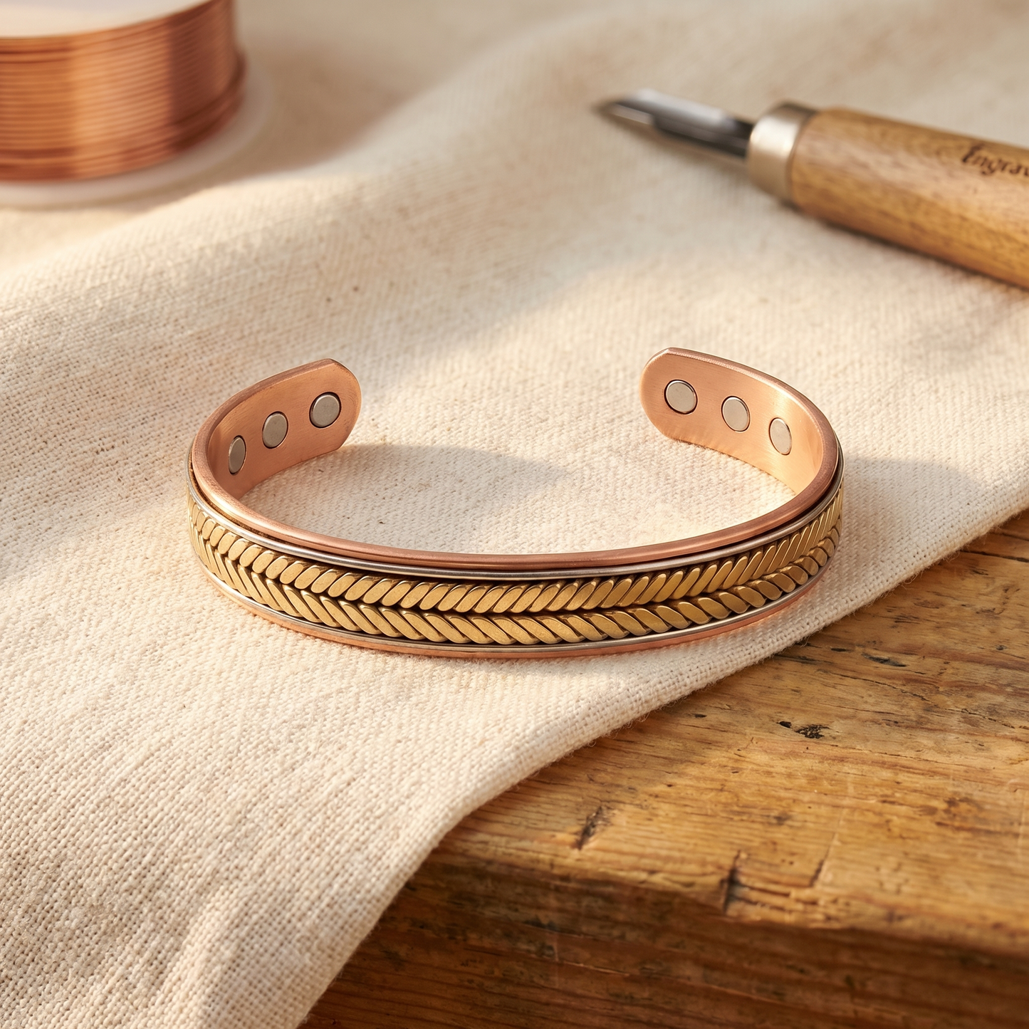Cuvera Harvest Copper Bracelet