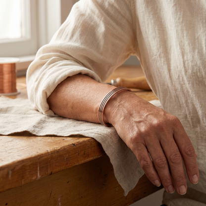 Cuvera Sage Copper Bracelet