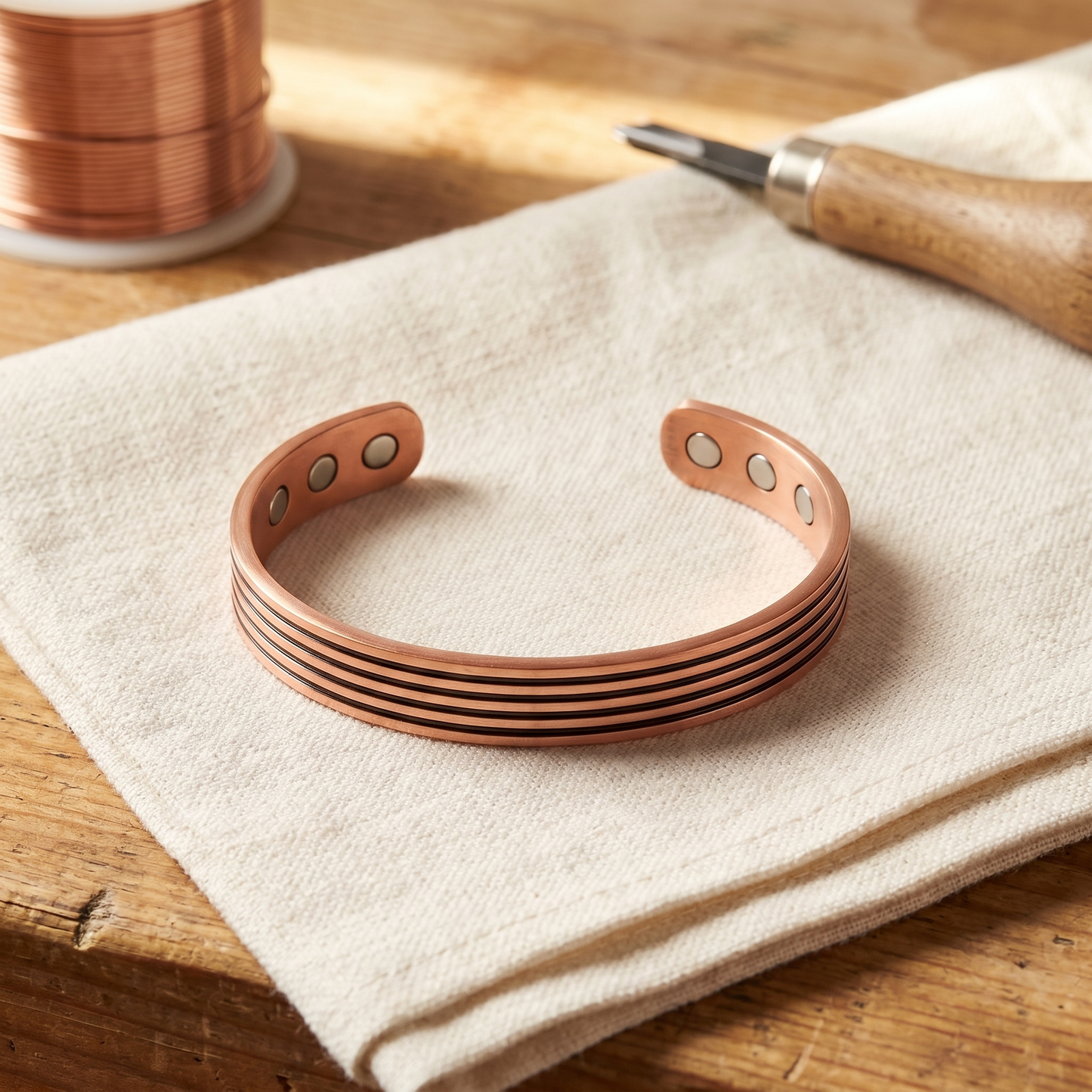 Cuvera Sage Copper Bracelet