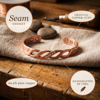 Cuvera Seam Copper Bracelet