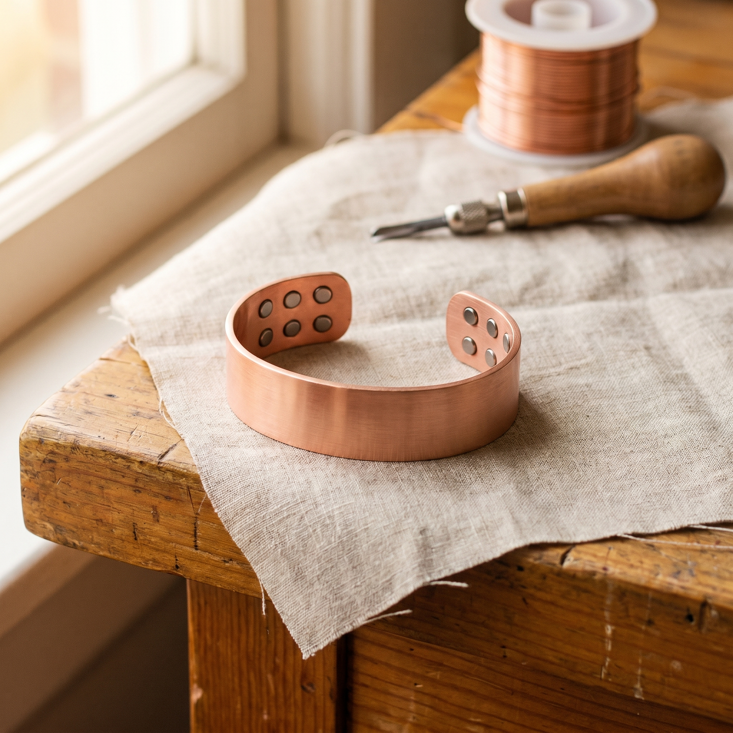 Cuvera Anvil Copper Bracelet