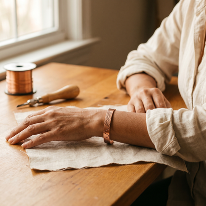 Cuvera Crest Copper Bracelet