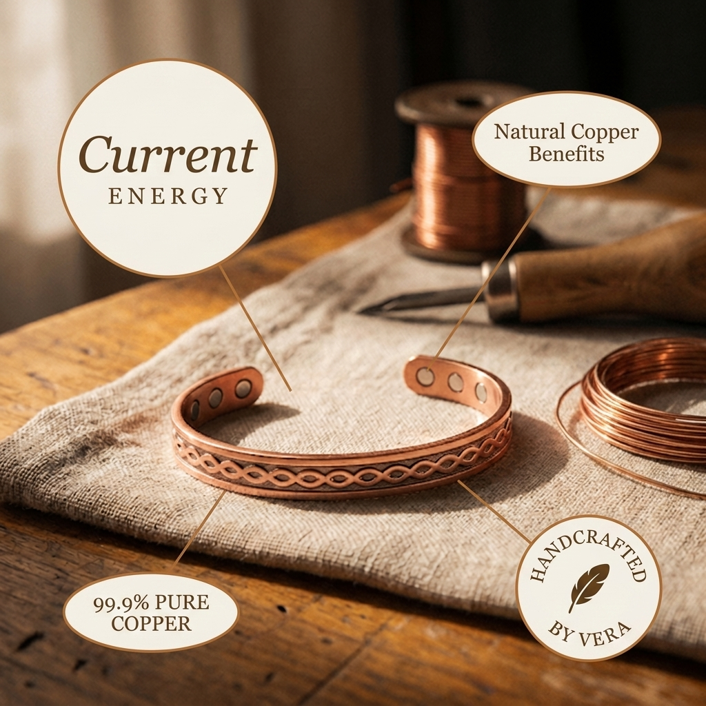 Cuvera Current Copper Bracelet