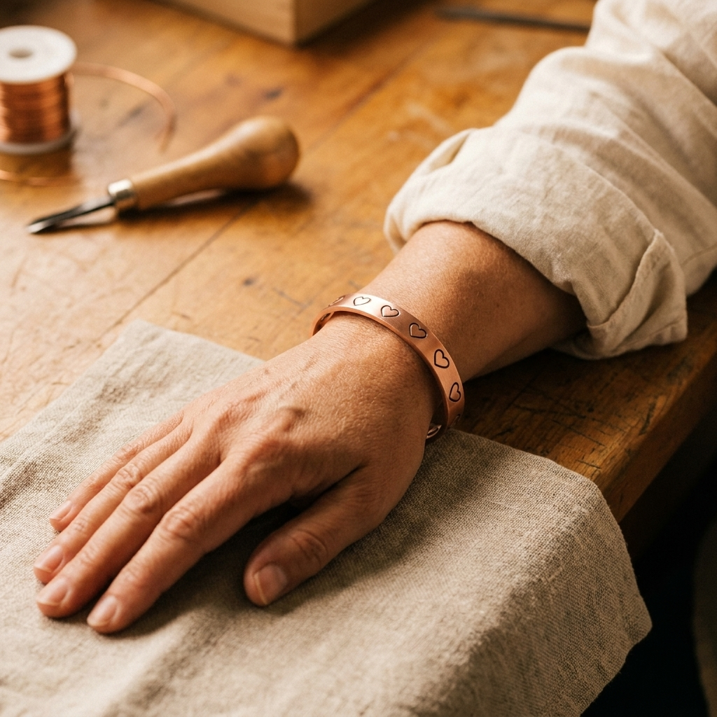 Cuvera Hearth Copper Bracelet