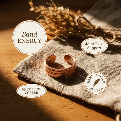 Cuvera Band Copper Ring
