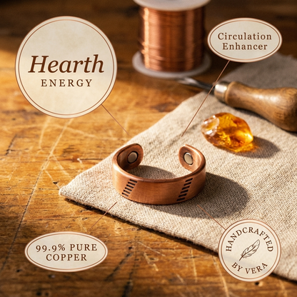 Cuvera Hearth Copper Ring