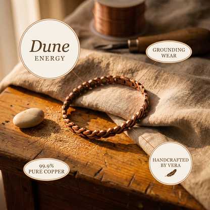 Cuvera Dune Copper Anklet