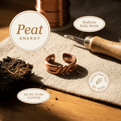 Cuvera Peat Copper Ring