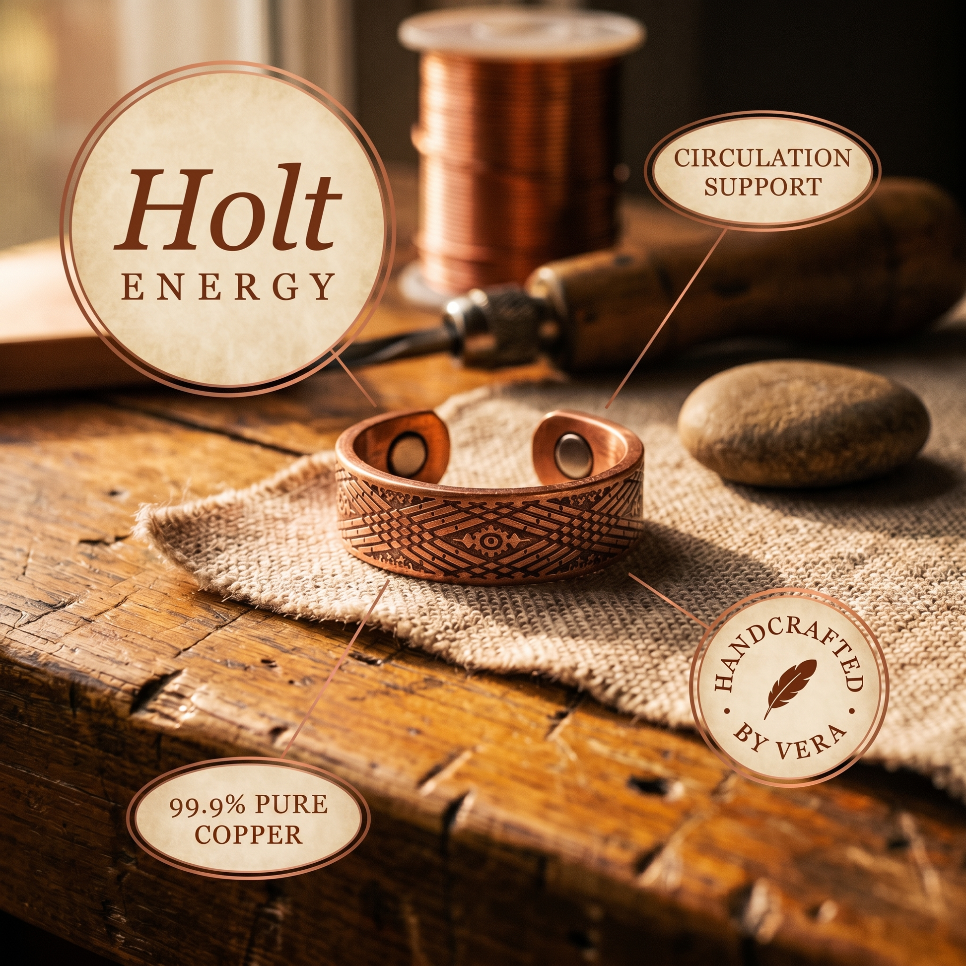 Cuvera Holt Copper Ring