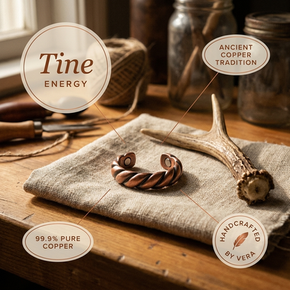 Cuvera Tine Copper Ring