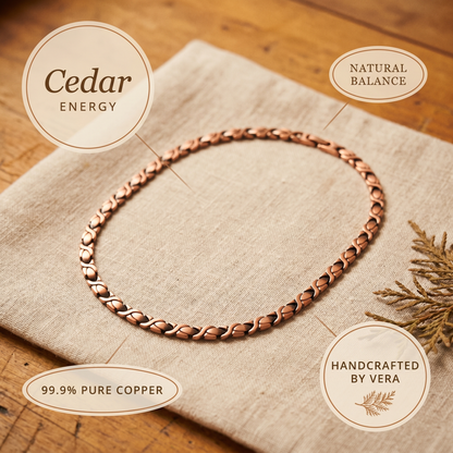 Cuvera Cedar Copper Necklace