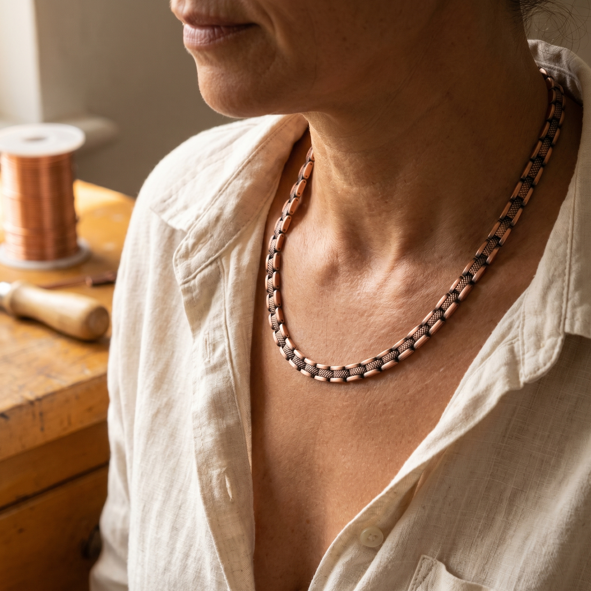 Cuvera Haze Copper Necklace
