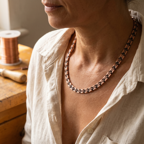 Cuvera Haze Copper Necklace