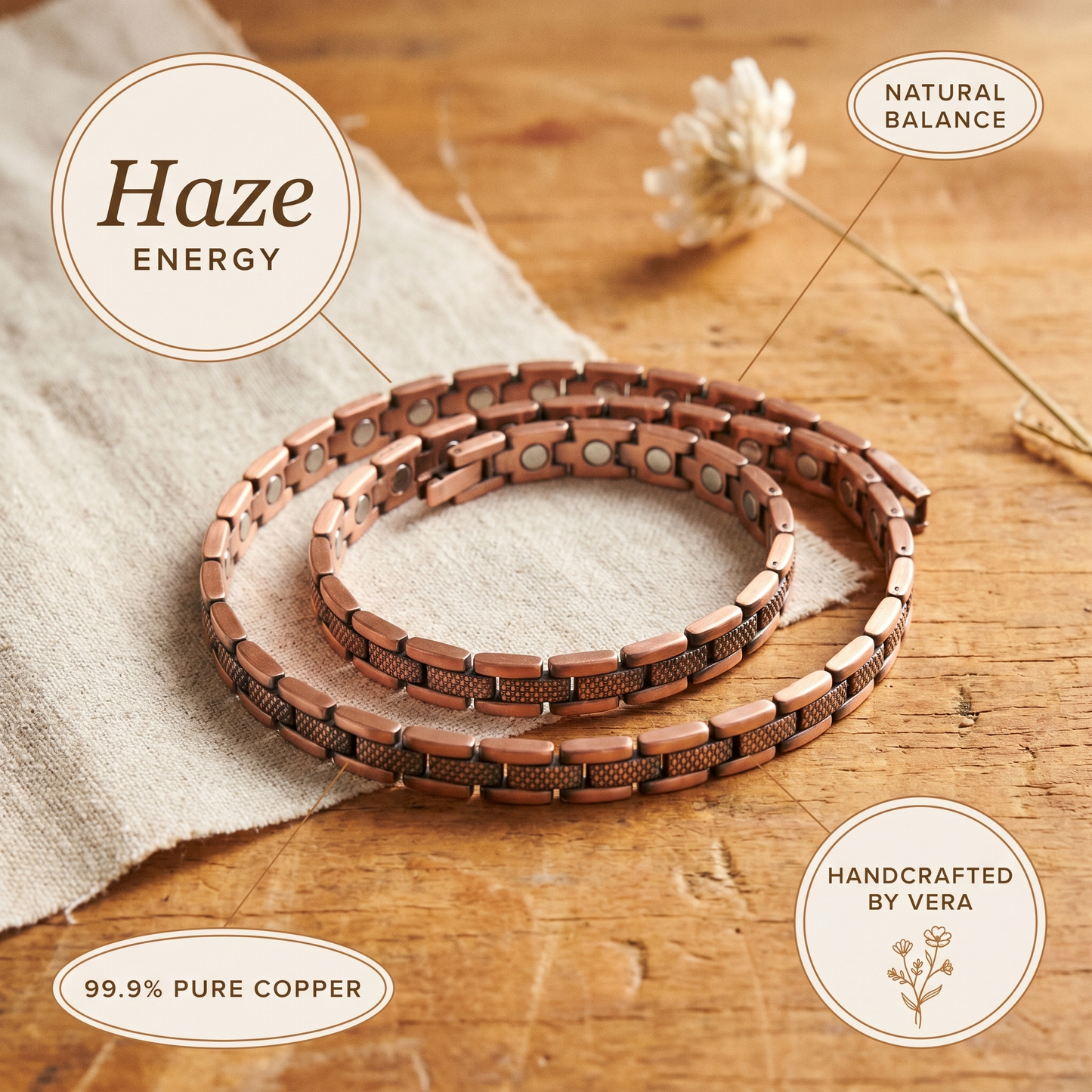 Cuvera Haze Copper Necklace